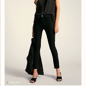 FREE PEOPLE BLACK SKINNY JEANS